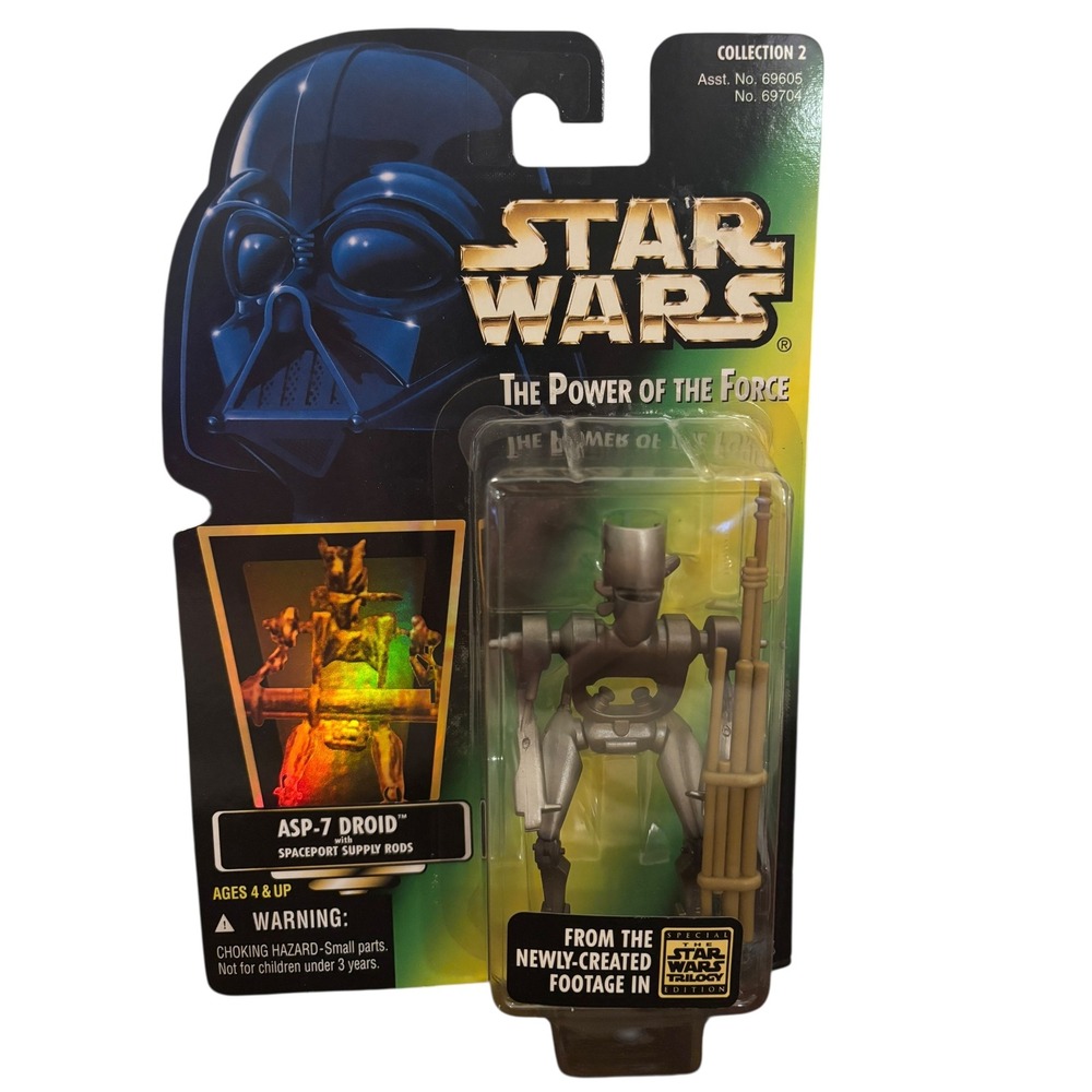 Star‎ Wars Power of the Force ASP-7 Droid Figure 1996 POTF Collection 2 New